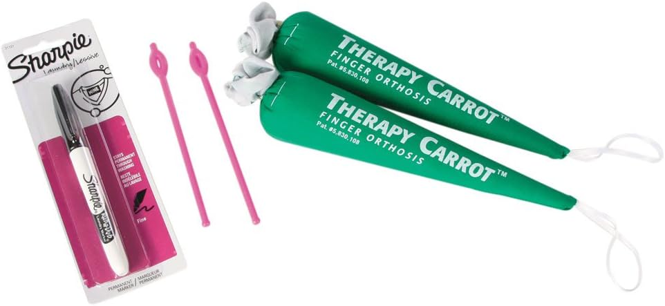 AliMed Finger Contracture Orthosis Kits, Large, Green