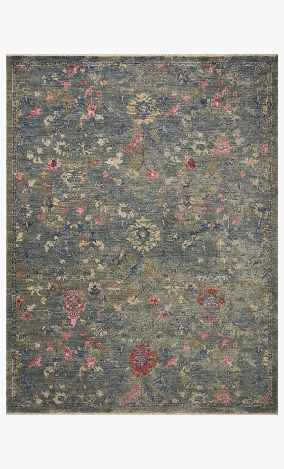 Loloi Giada Collection - Traditional Power Loomed Rug in Lagoon (GIA-06)