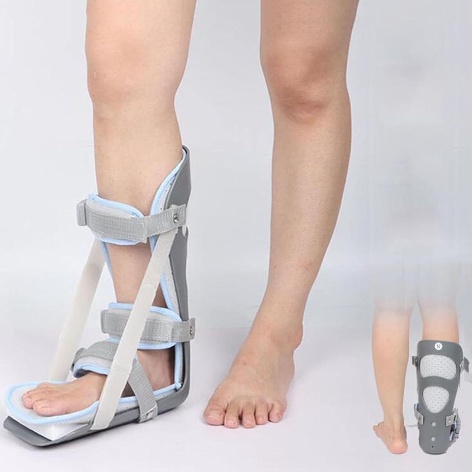 Foot Night Splint Adjustable Foot Protectors Guard Foot Brace Support Plantar Fasciitis Night Splint Plantar Fasciitis Brace(Right,Small)