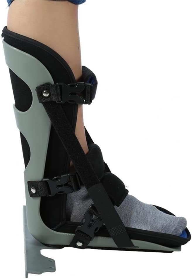 Ankle Fixer And Foot Fixation Brace Ankle Foot Droop Splint Adjustable AFO Orthosis Support For Ankles Joint Fixed For Stroke Contracture Disease Ehabilitation, Relieve Pain(Small)