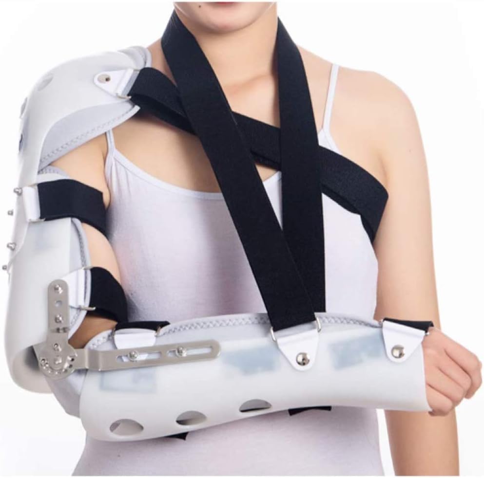 Right Arm Sling Support Shoulder Immobilizer Brace, Adjustable Hand Forearm Sling, Rotator Cuff Support, Stabilize Broken Arm, Rotator Cuff, AC Joint, Dislocate for Men and Women.