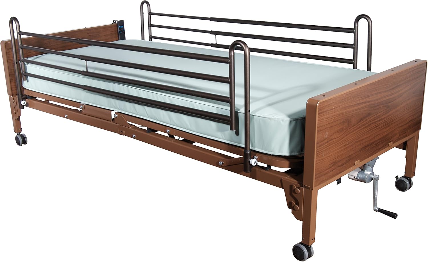 Drive Medical Heavy Duty Bariatric Hospital Bed, Brown, 48