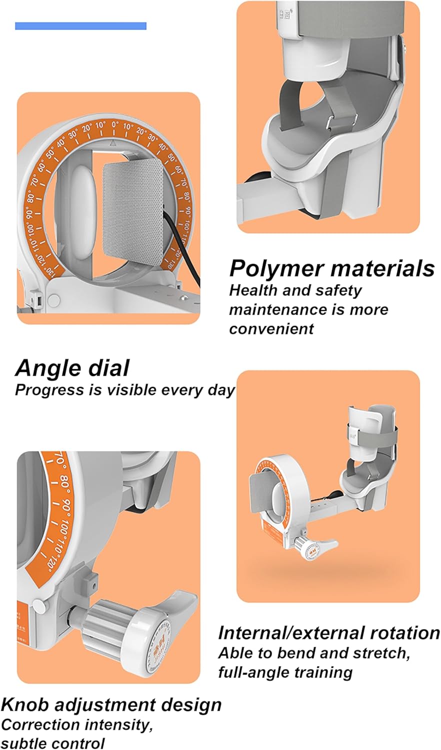 Brace Manual Elbow and Wrist Rehabilitation Training Device, Elbow Internal and External Rotation Equipment, Knob Adjustment Design, for Elbow Recovery