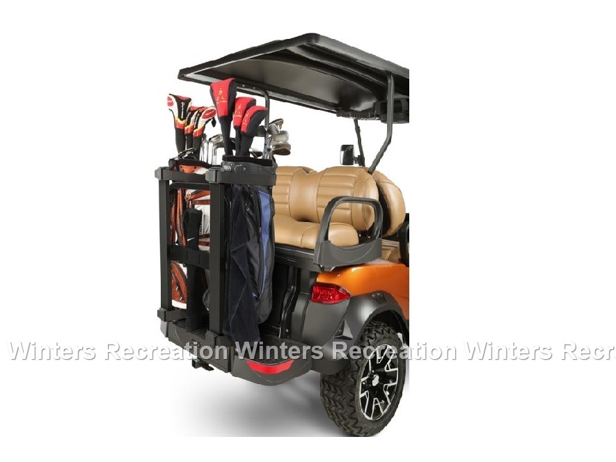 Club Car Select Single Golf Bag Holder Kit Compatible With Onward, Tempo, & Precedent