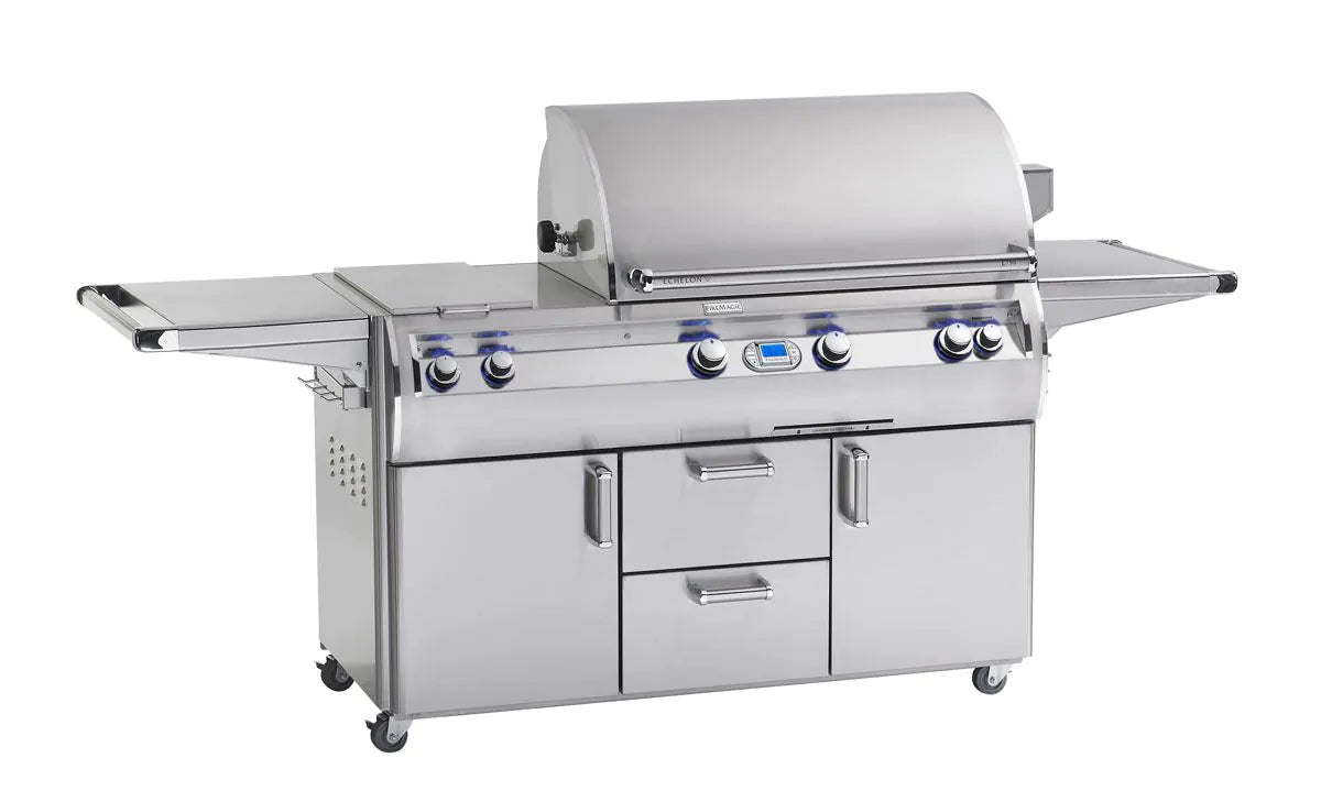Fire Magic Echelon Diamond E790s 36-Inch Freestanding Gas Grill With Rotisserie, Double Side Burner & Digital Thermometer, Propane (E790S-8E1P-71)