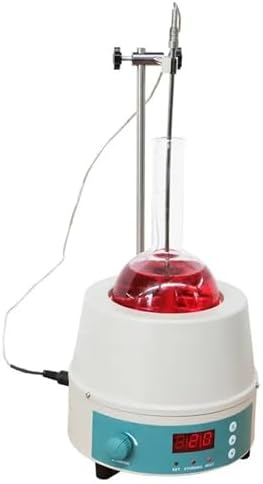 Digital Magnetic Stirrer with Heating, 50ml-2L Capacity, Lab & School Use, 98-III-B Model, Adjustable Speed, LED Display, Ideal for Chemistry Experiments.