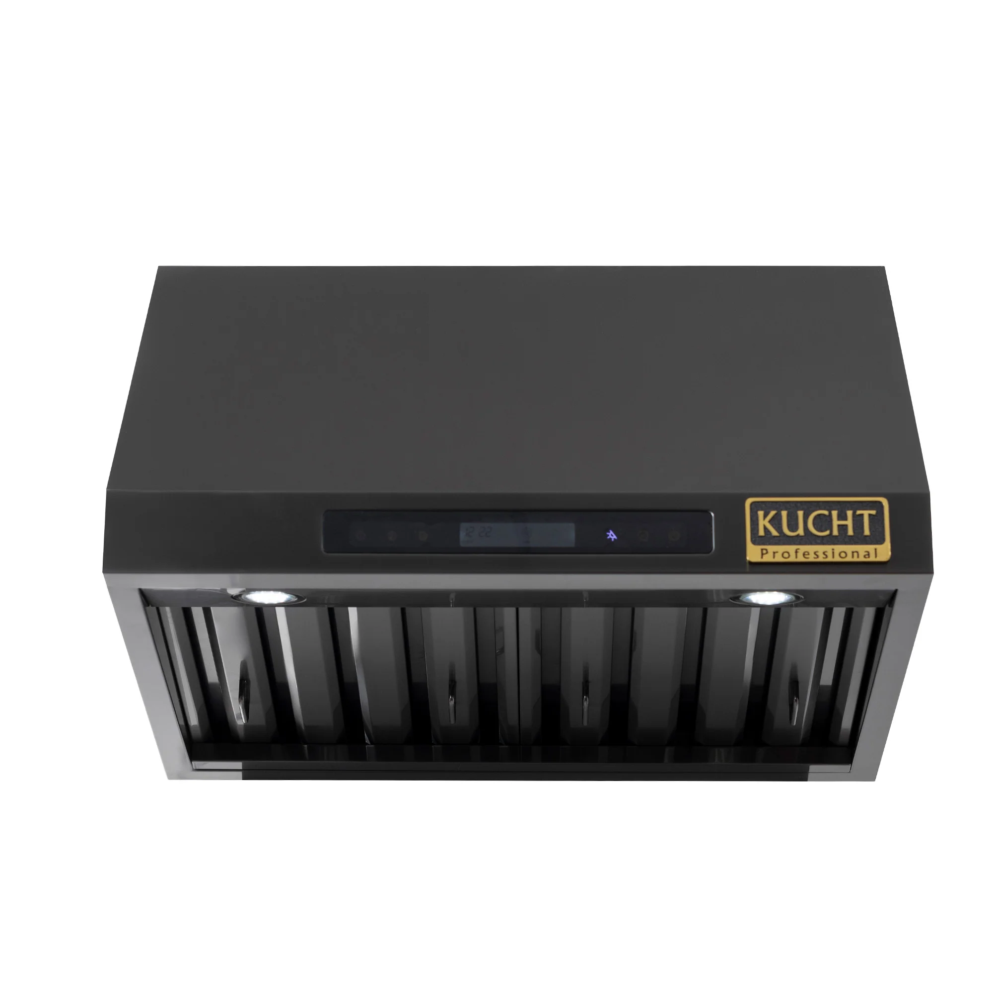 Kucht Professional 36-Inch 900 CFM Under Cabinet Range Hood in Dark Titanium Stainless Steel (KRH363A)