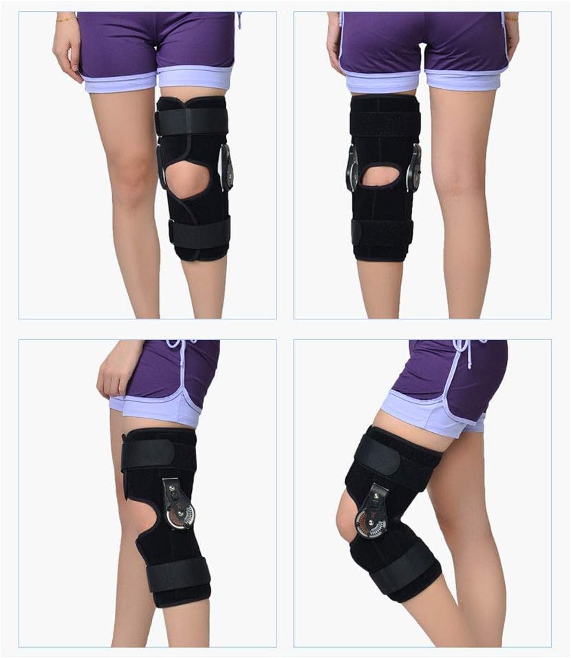1Pcs Knee Pad Adjustable Angle Knee Brace Knee Joint Support Strained Ligament Sport Injury Orthopedic Splint Knee Protector