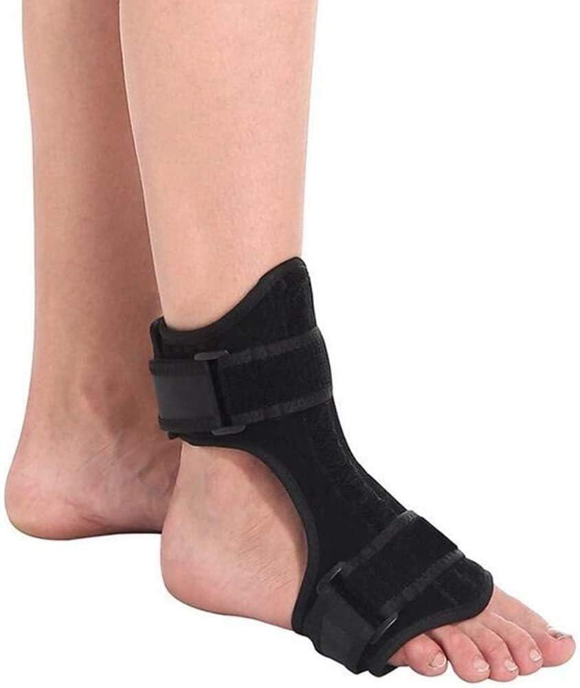 Drop Foot Brace Orthosis Reusable Foot Ankle Orthosis Plantar Fasciitis Splint Left and Right Foot Adjustable Orthotic Foot Drop Brace Pain Relief 9.24(