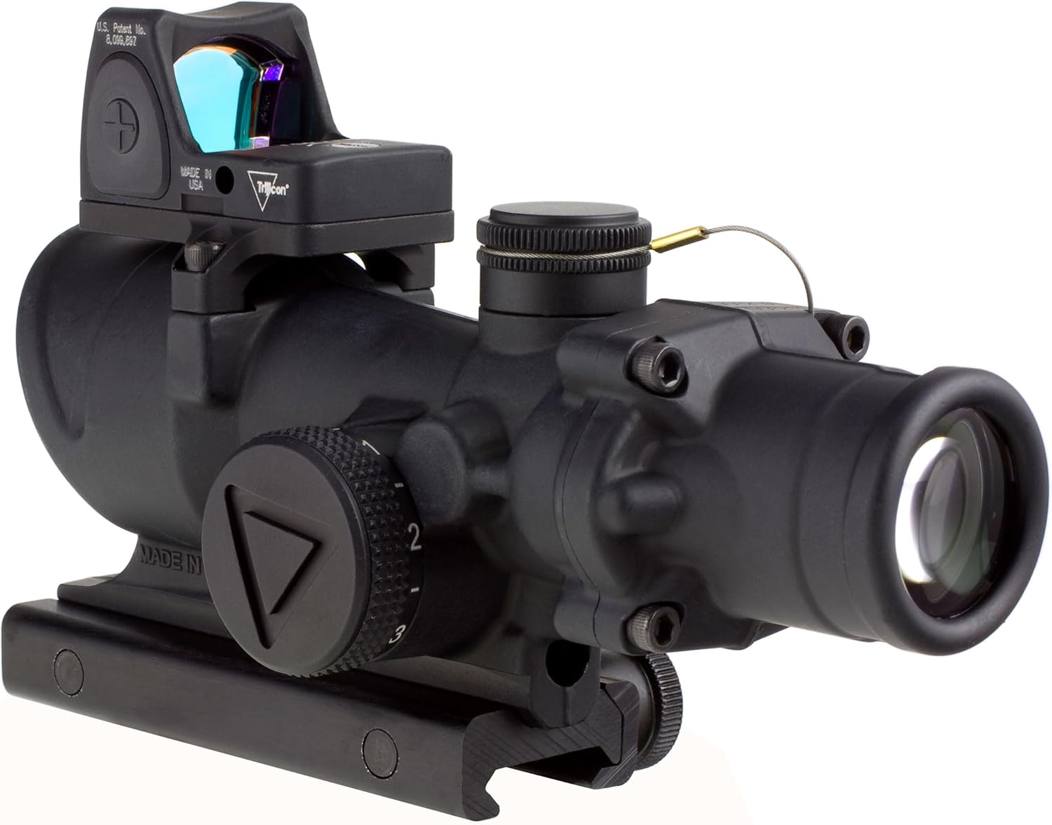 Trijicon 4x32mm ACOG Red LED Illuminated Adj .223 Crosshair Reticle TA51 Mount Red Dot Sight Black Optics