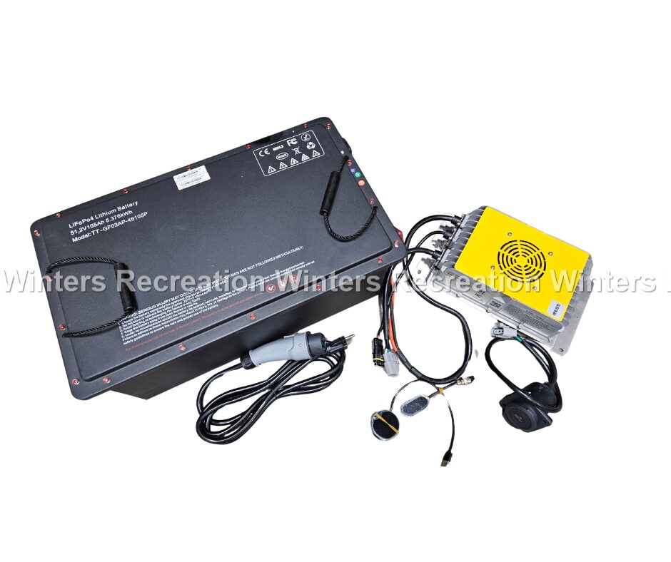 Denago 48V LiFePO4 Lithium Ion Battery Conversion Kit, 105AH