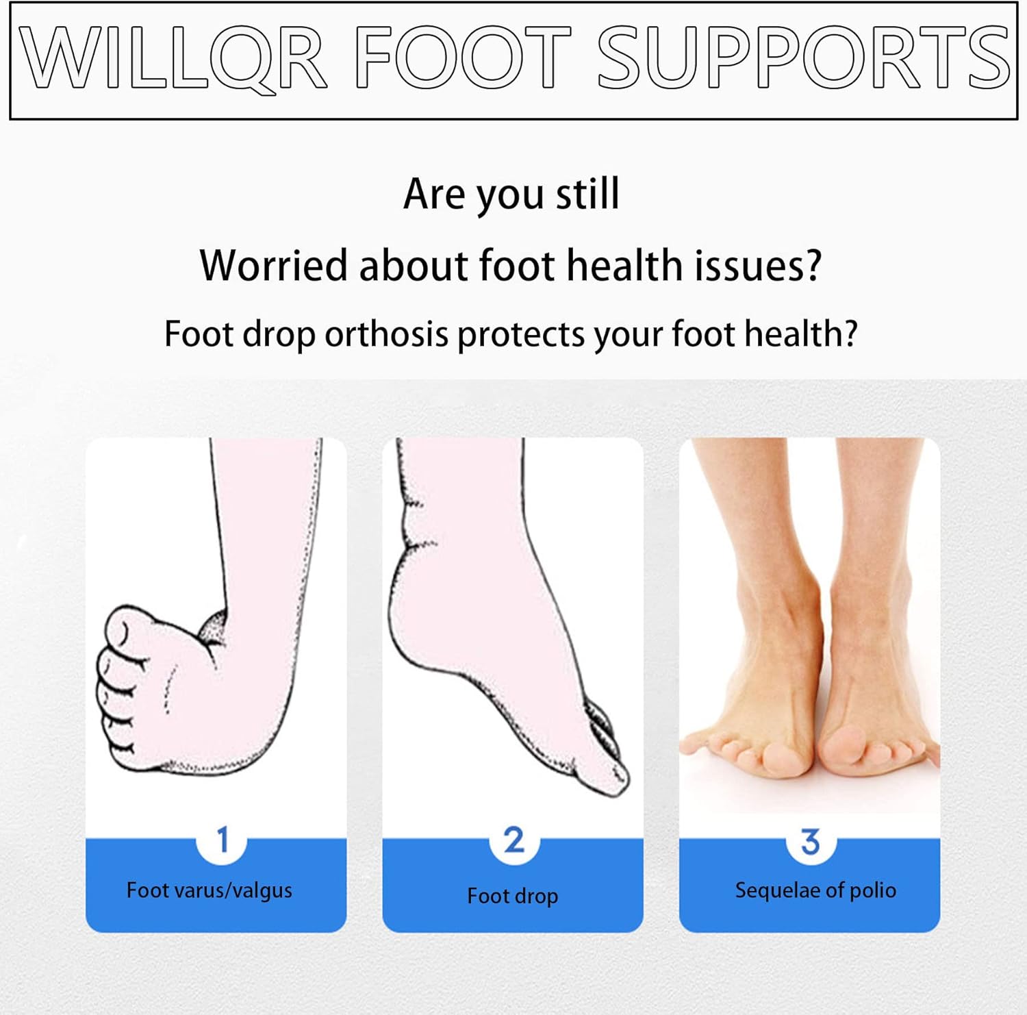 WILLQR Drop Foot Brace
