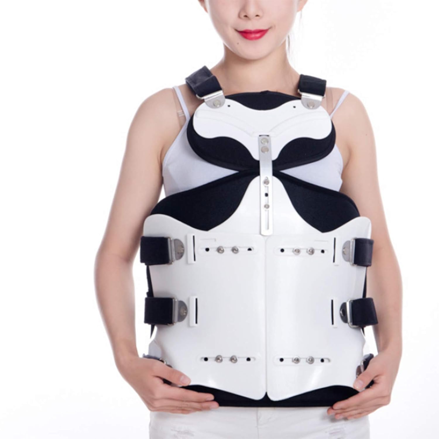 Adjustable Thoracolumbar Orthosis Spine Lumbar Compression Support Waist Brace Universal Airbag Thoracolumba Back Corrector Brace (A