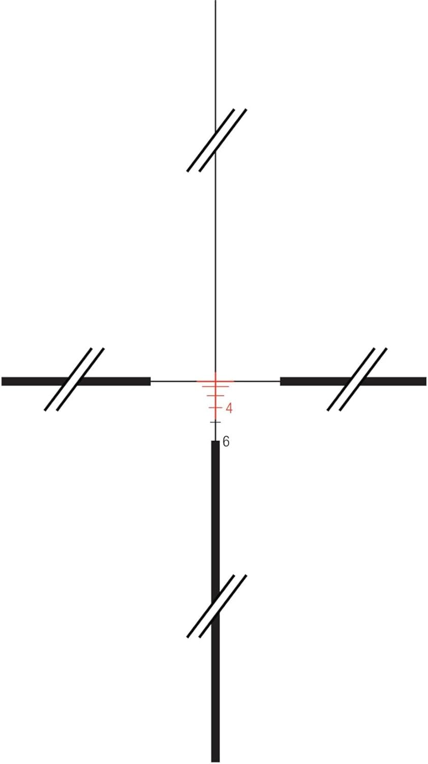 Trijicon 4x32mm ACOG Red LED Illuminated Adj .223 Crosshair Reticle TA51 Mount Red Dot Sight Black Optics