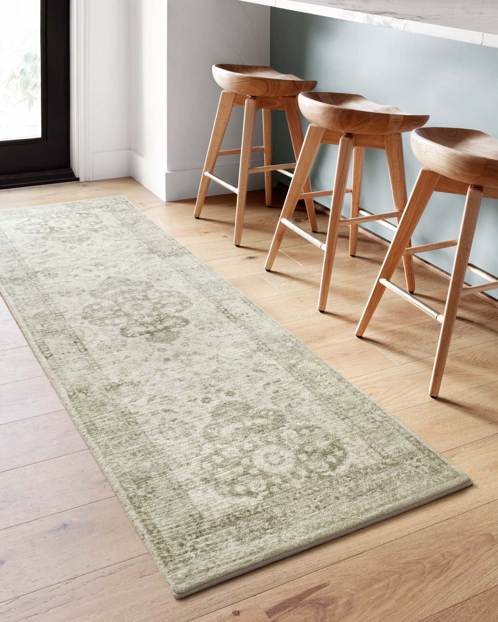 Loloi II Rosette Collection - Traditional Power Loomed Rug in Ivory & Silver (ROS-02)