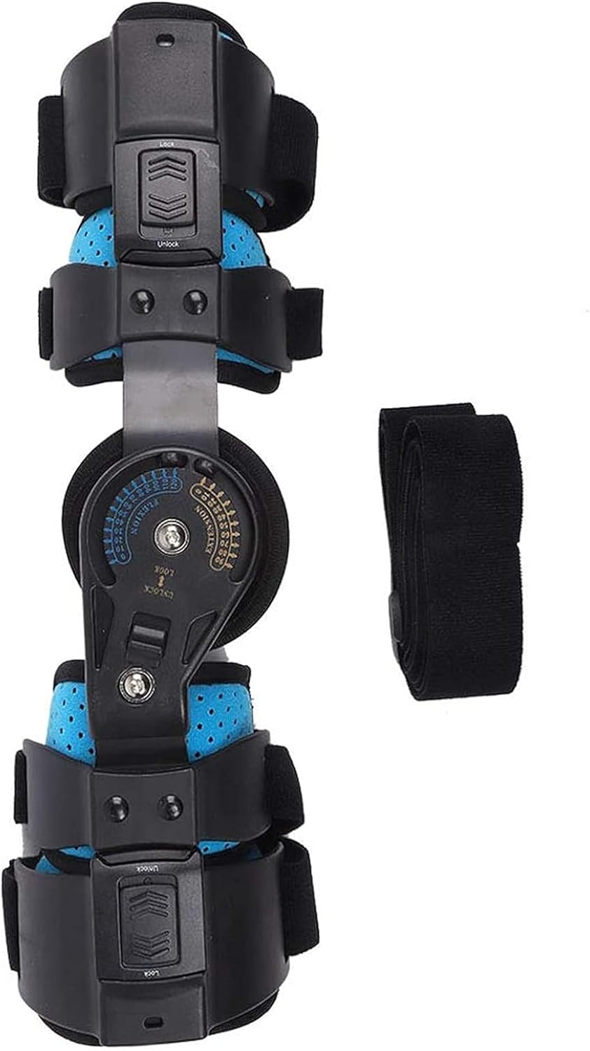 Adjustable Hinged ROM Elbow Brace, Post Op Elbow Brace Stabilizer Splint Arm Injury Recovery Support After Surgery,Right