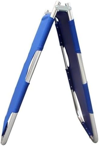 Folding Portable Stretcher, Aluminum Alloy Medical Stretcher with Oxford Fabric, Lightweight and, 350lb Capacity, for Hospital, Clinic, Ambulance, and Home Use