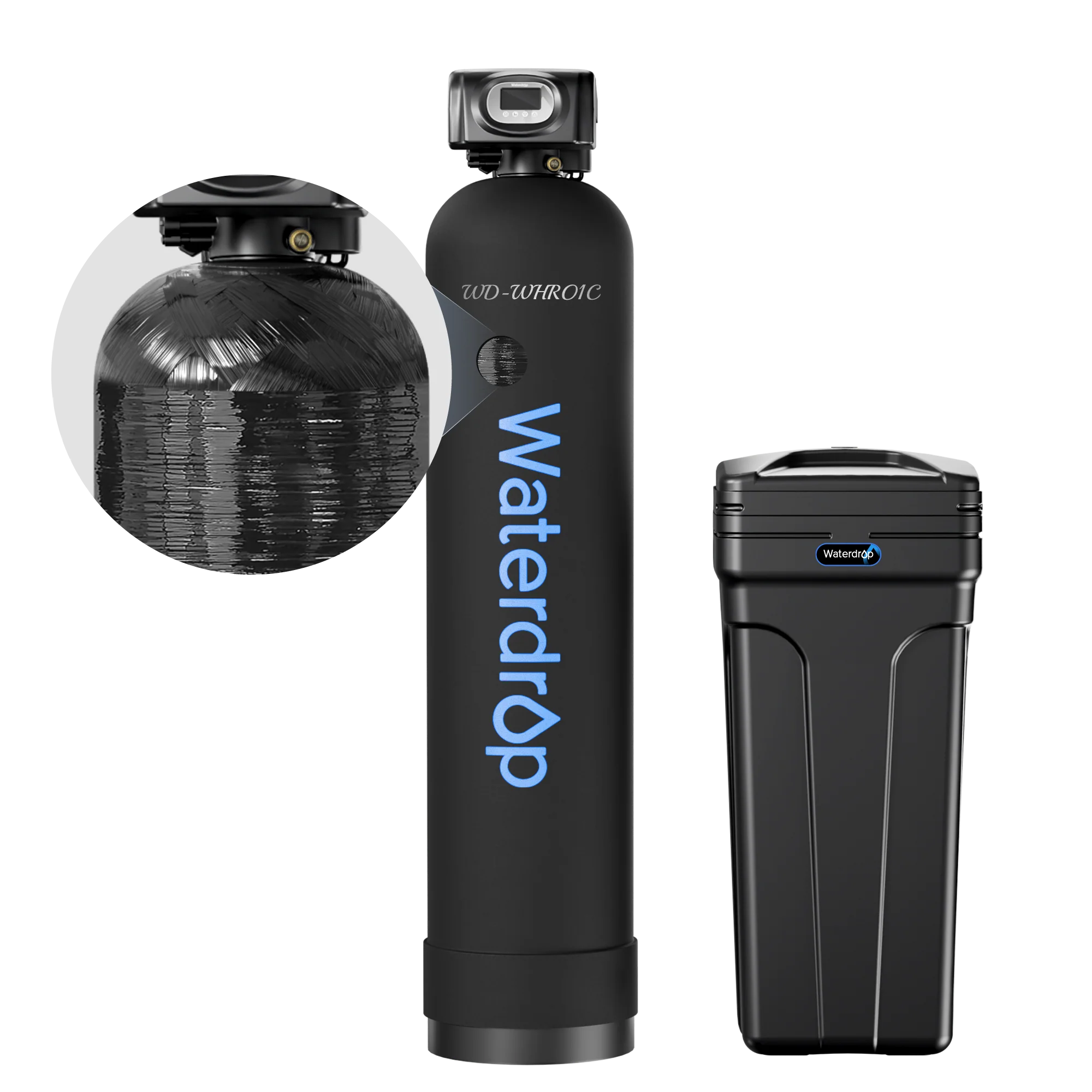 Waterdrop Water Softener System, 48000 Grains