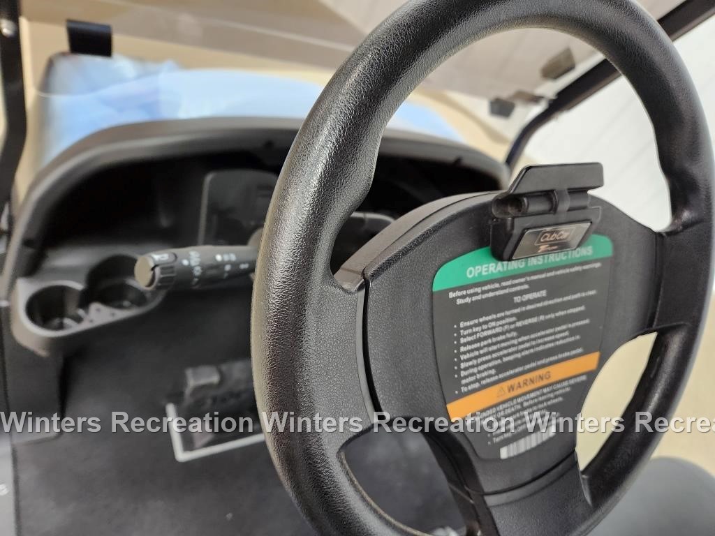 2020 Club Car Tempo Electric STREET READY Golf Cart, Tar Heel Blue & Black Diamond