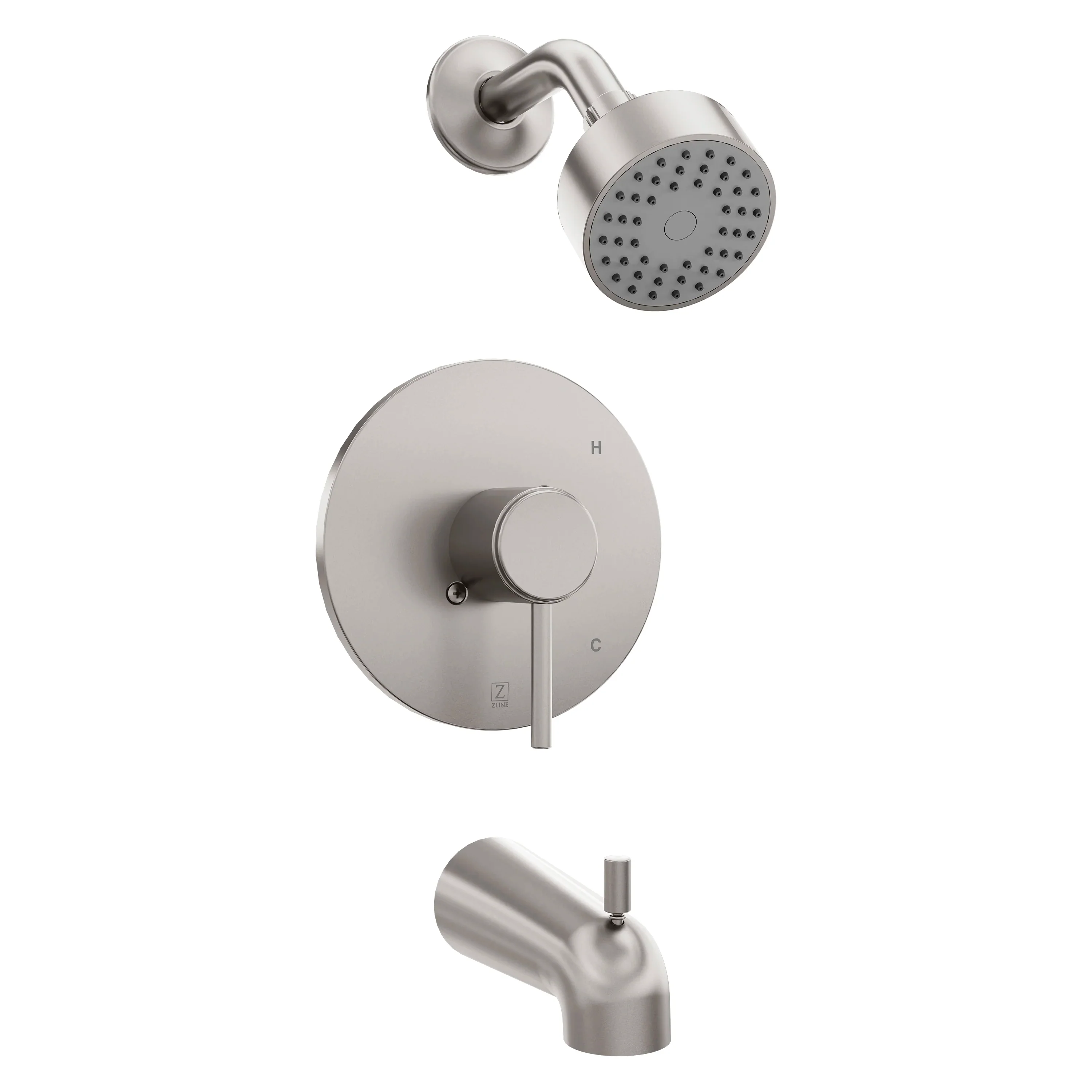 ZLINE Palisades Elegant Shower System in Brushed Nickel (RBCN1-SHS-BN)