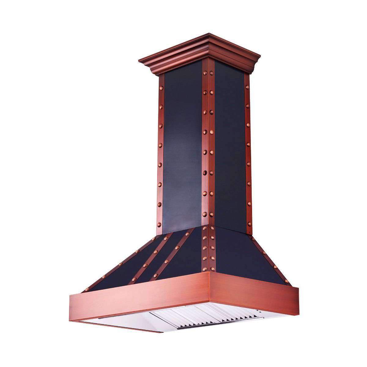 ZLINE 36-Inch Designer Series Oil-Rubbed Bronze Wall Range Hood with 700 CFM Motor (655-BCCCC-36)