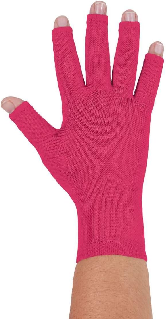 Medi Harmony Lymphedema Seamless Glove 30 40 mmHg Magenta VII Reg Reg 2Z91M07