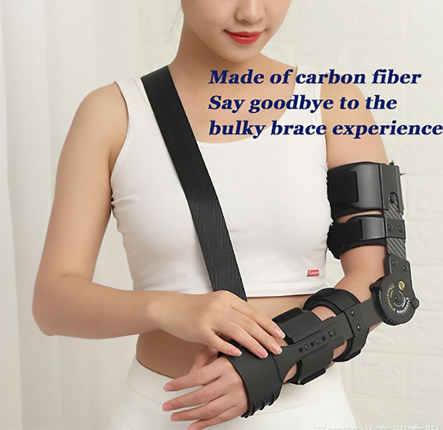 Elbow Hinged Brace,After Surgery Stabilizer Splint Arm Injury Recovery Support,Fixation Sling Orthosis Protector Recovery Support for Arm,Adjustable Night Elbow Splint for Men Women