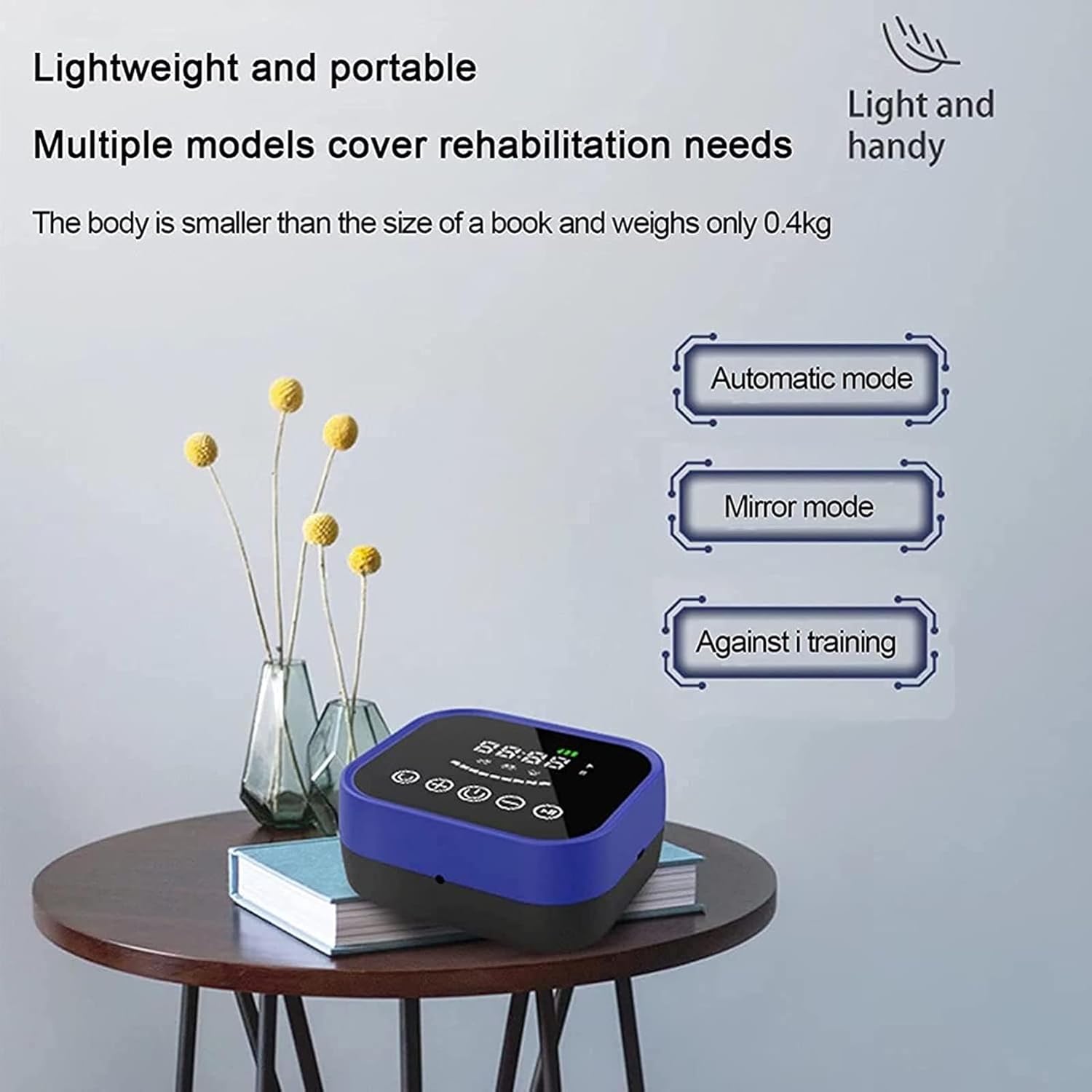 Rehabilitation Robot Gloves Finger Straightening Brace Guard Functional Hand Splint for Long-Term Relief,Left-M