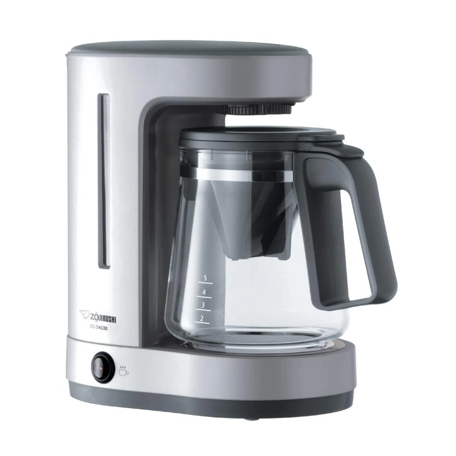 Zojirushi ZUTTO Coffee Maker with Removable Water Tank (PFAS Free, Silver)