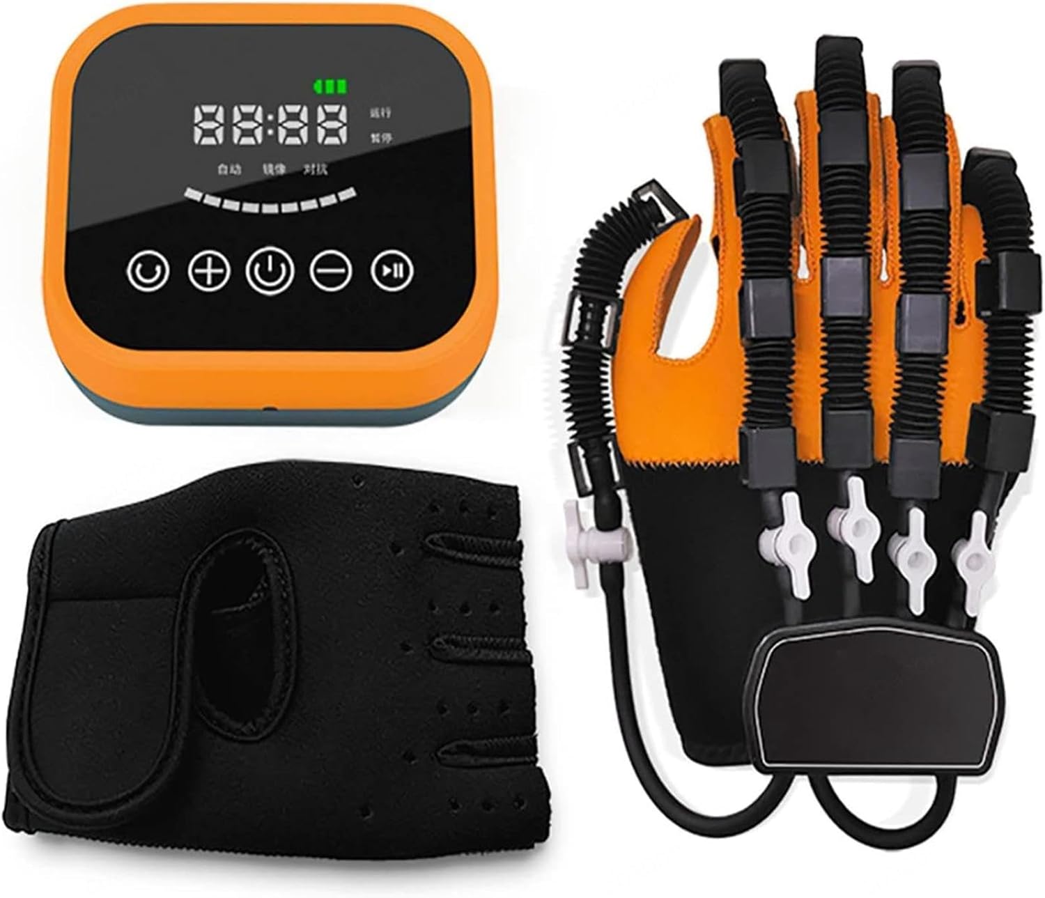 Robot Glove Hand Training Rehabilitation Protector Exoskeleton Manual Training with Hand Dysfunction Independently Rehabilitation Training,Right-M