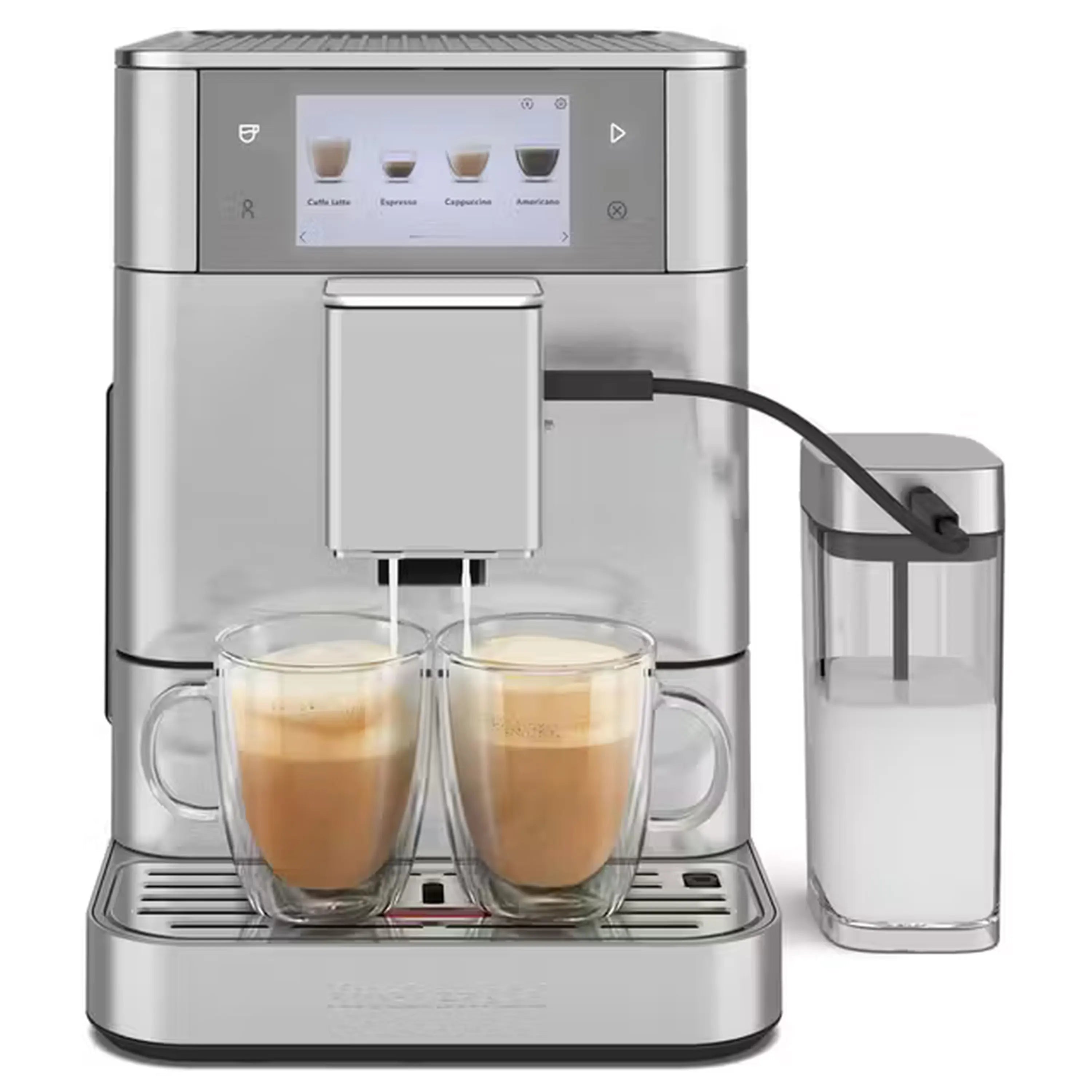 KitchenAid Fully Automatic Espresso Machine KF8 with Milk Container in Stainless Steel (KES8558SX)
