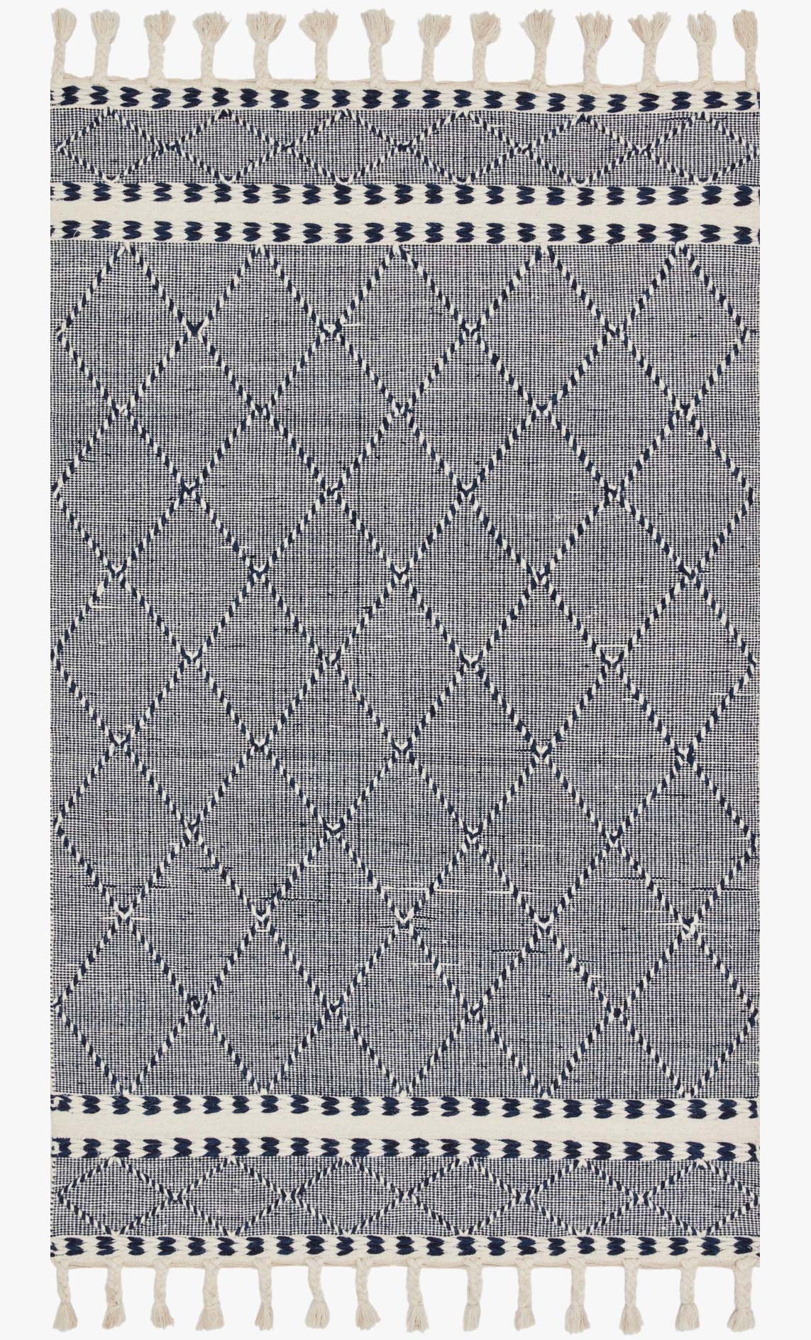 Loloi II Sawyer Collection - Contemporary Hand Loomed Rug in Navy (SAW-02)