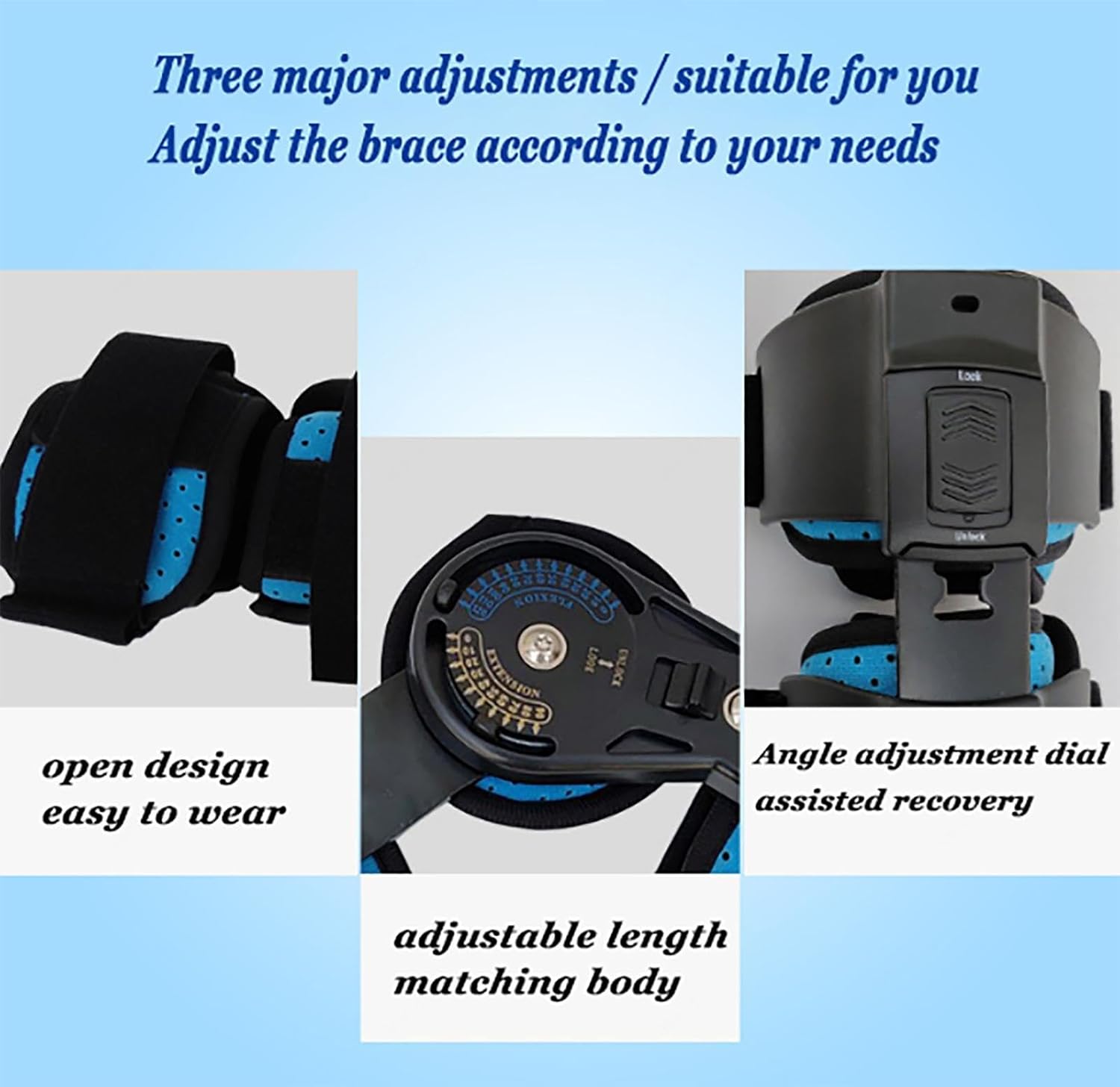 Adjustable Post-Operative Hinged Elbow Brace ROM Unisex,with Sling Stabilizer Splint,Arm Injury Recovery Support, Support After Surgery Dislocated,Tendon Repairs,Left