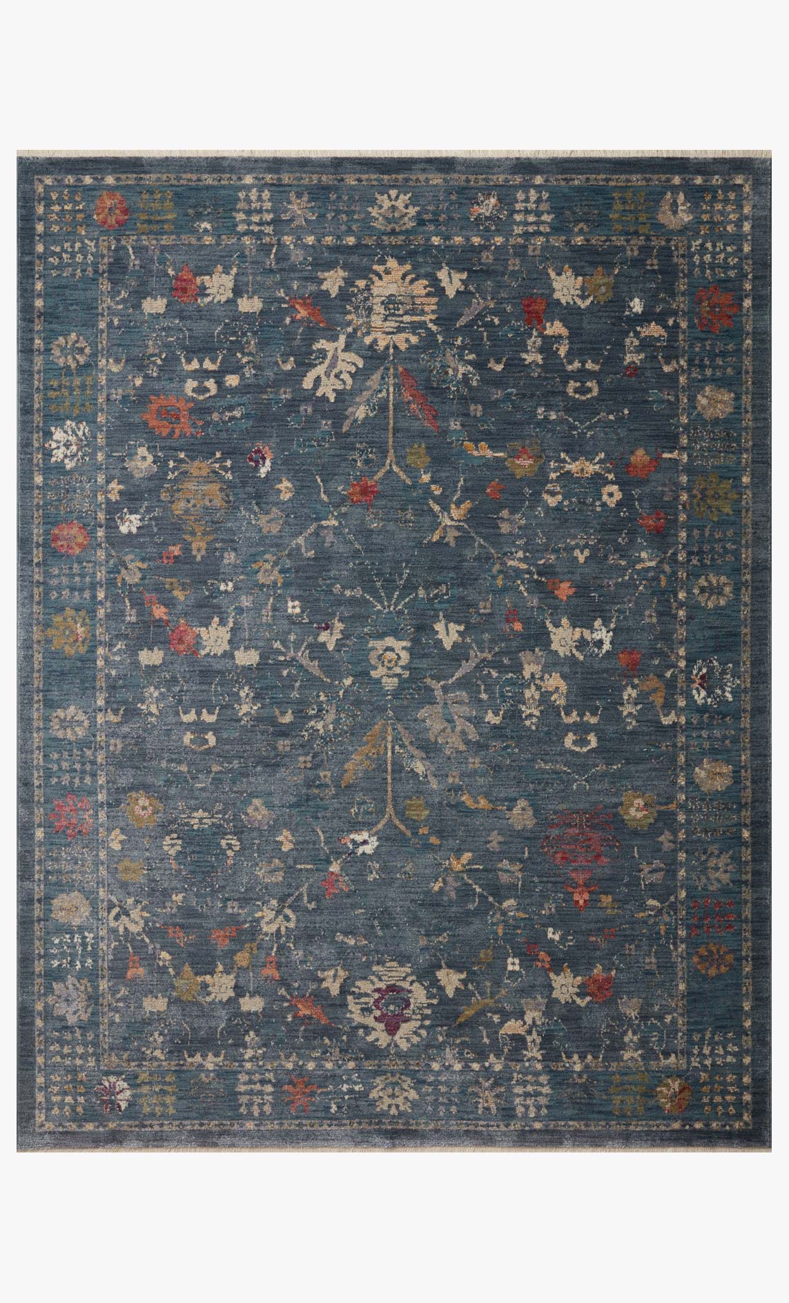Loloi Giada Collection - Traditional Power Loomed Rug in Denim (GIA-06)