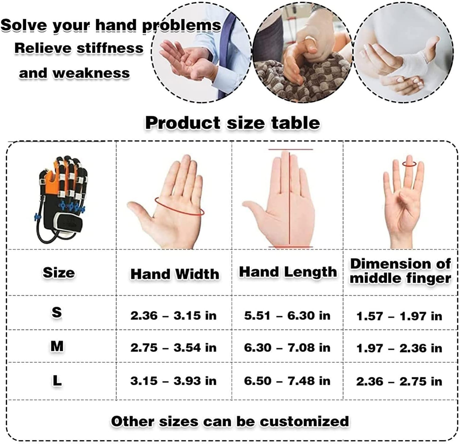 KouRy Rehabilitation Robot Gloves, Smart Chargeable Finger Training Rehab Orthotics Rehabilitation Gloves,FingerTraining Equipment,with Single Finger Training and Mirror Mode Ideal Gift (Color : Blue