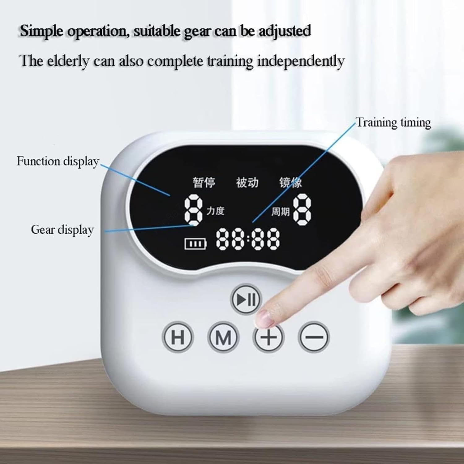 Stroke Hand Splint Assistive Gloves Hemiplegia Finger Rehabilitation Trainer Robot Gloves for Stroke Hemiplegia Hand Function Recovery Relief Finger Cramps,Left-XL