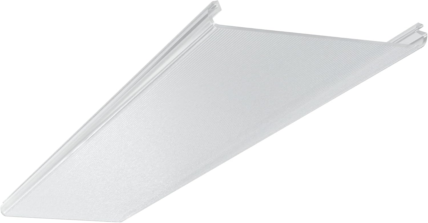 KASTLITE OEM Hillrom Hospital Bed Light Lens | Linear Prismatic Replacement Diffuser for Model 645 Hill-Rom Over-Bed Lighting | 48 Inch Fluorescent Light Fixture Cover | 5.25