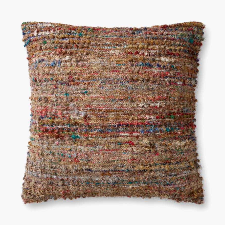 Loloi Pillows FILLED Collection - Pillows Handcrafted Rug in Multi (LFP0072)