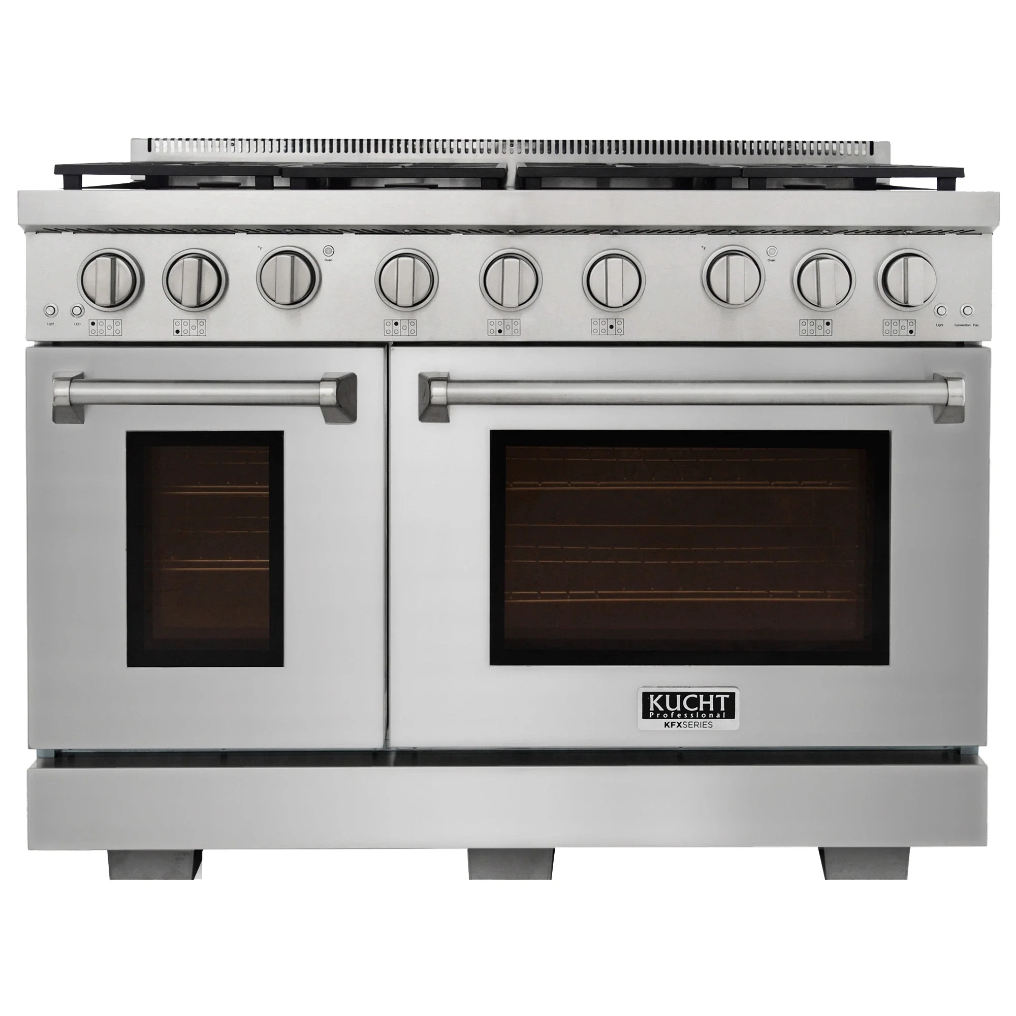 Kucht Professional 48-Inch 6.7 cu. ft. Gas Range in Stainless Steel with True Simmer Burners (KFX4800X-S)