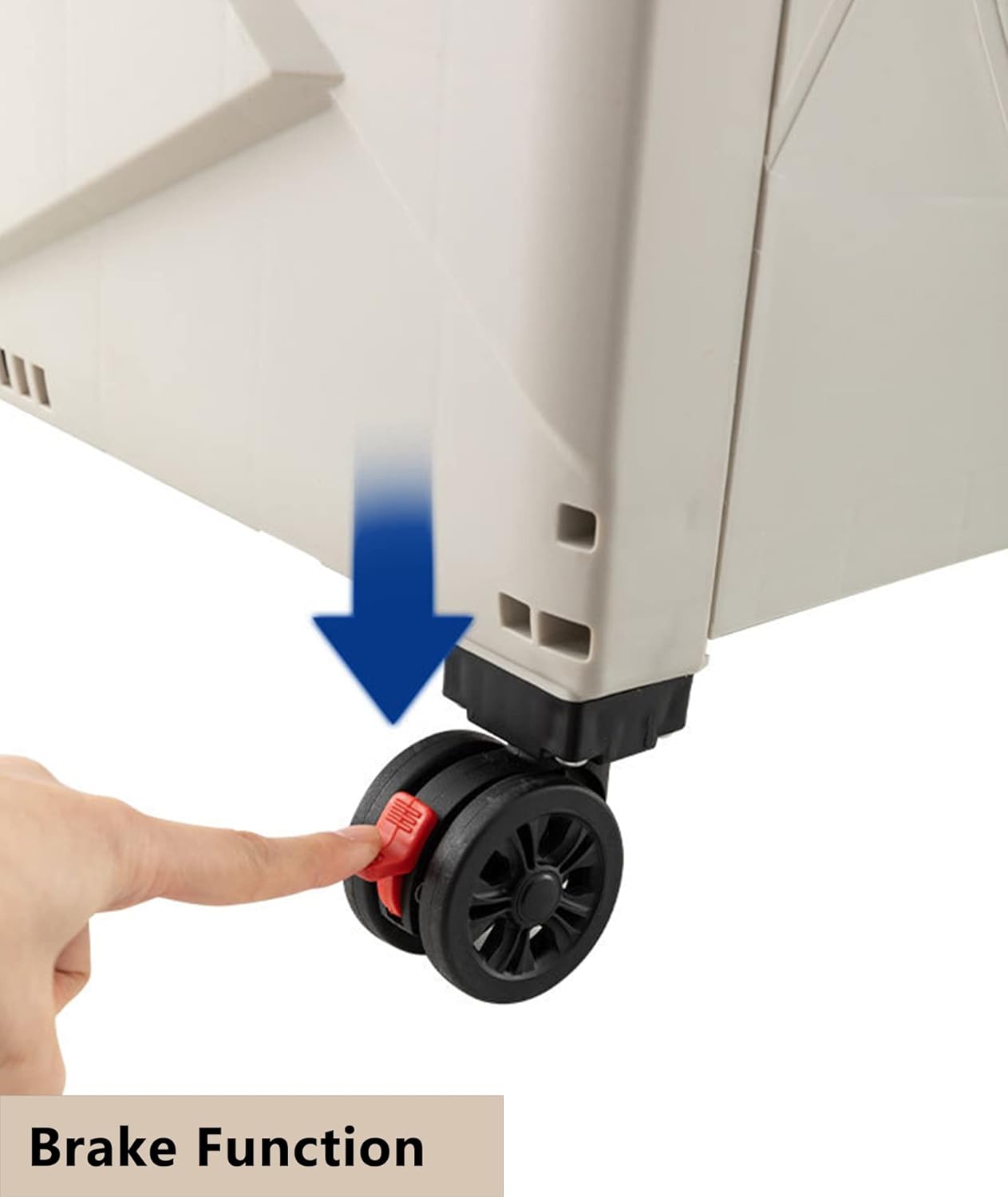 Carts with Wheels Folding Boot Cart Stair Premium 8 Wheel Large Climber Shopping Cart Adjustable Handles with Brake Function for Restaurants Kitchen Home 40 L