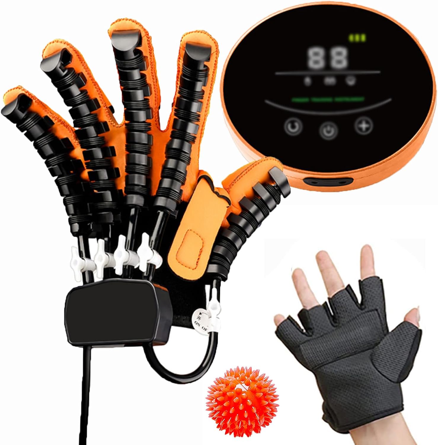 New Rehabilitation Robot Gloves, Hemiplegia Finger Rehabilitation Training Equipment, Stroke Hand Splint, ​for Hand Function Recovery and Long-Term Relief