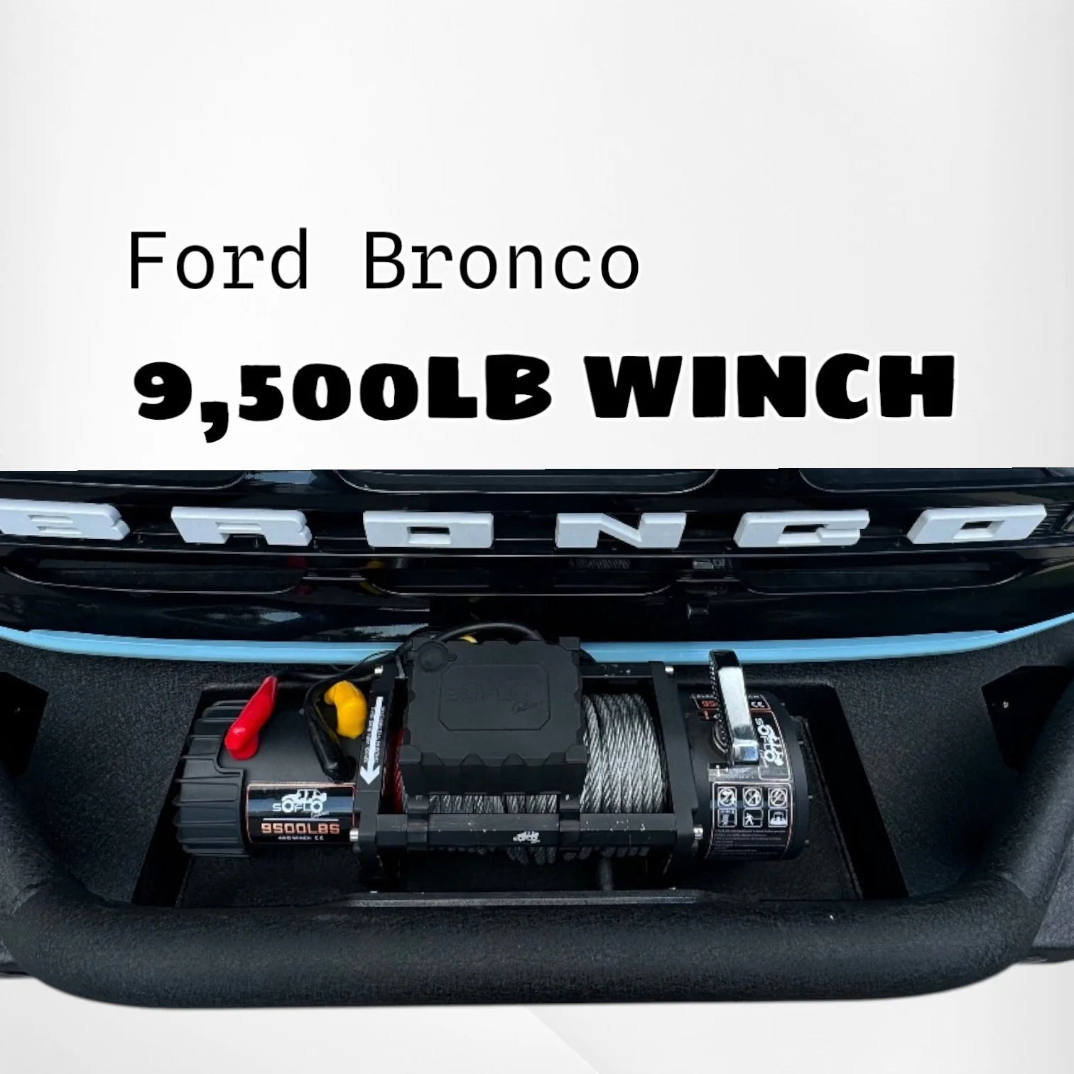 Ford Bronco Winch 9500lb 2021-2026