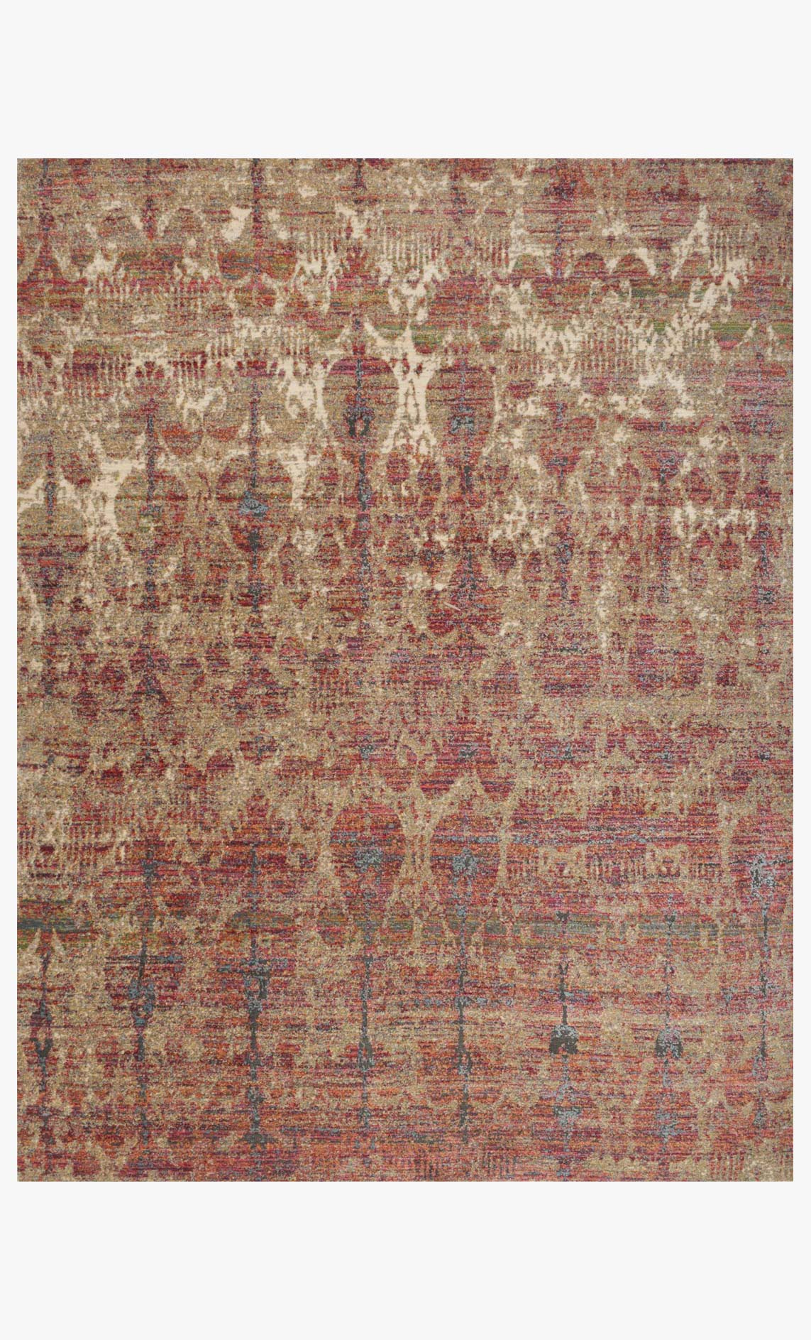 Loloi Javari Collection - Contemporary Power Loomed Rug in Drizzle & Berry (JV-10)