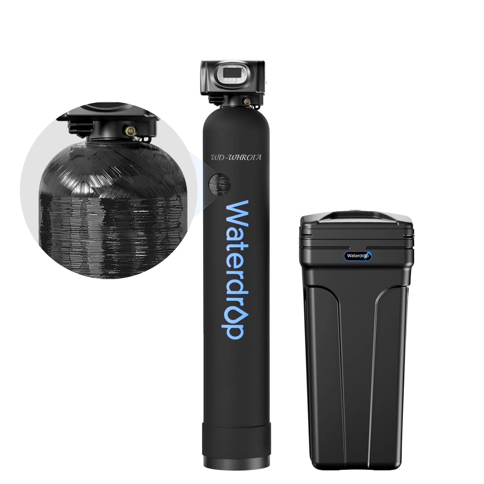 Waterdrop Water Softener System, 48000 Grains