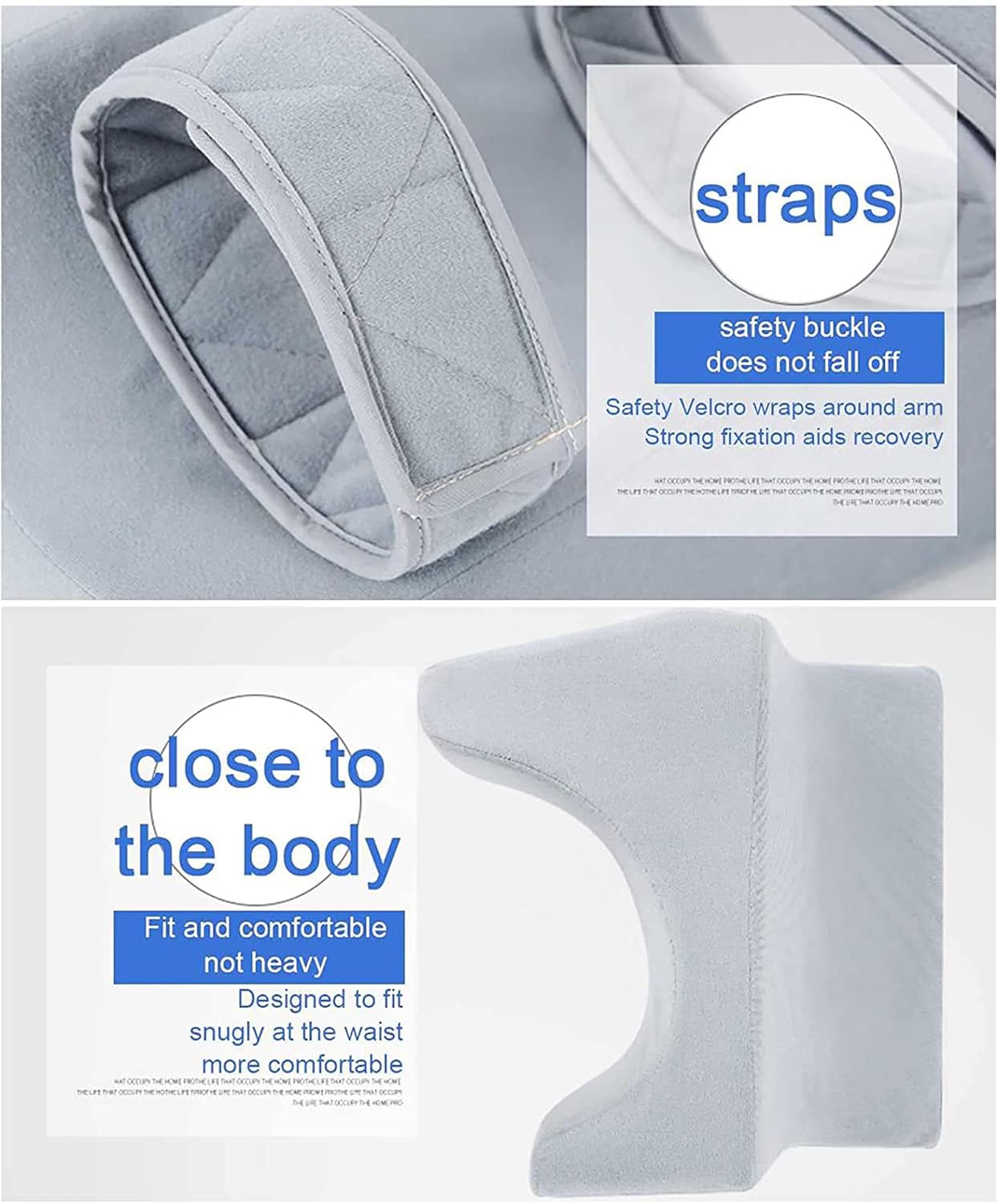 HAILM Shoulder Immobilizer, Arm Abduction Fixation Brace, Shoulder Abduction Pillow, for Shoulder Fracture, Proximal Humerus Fracture Fixation,R