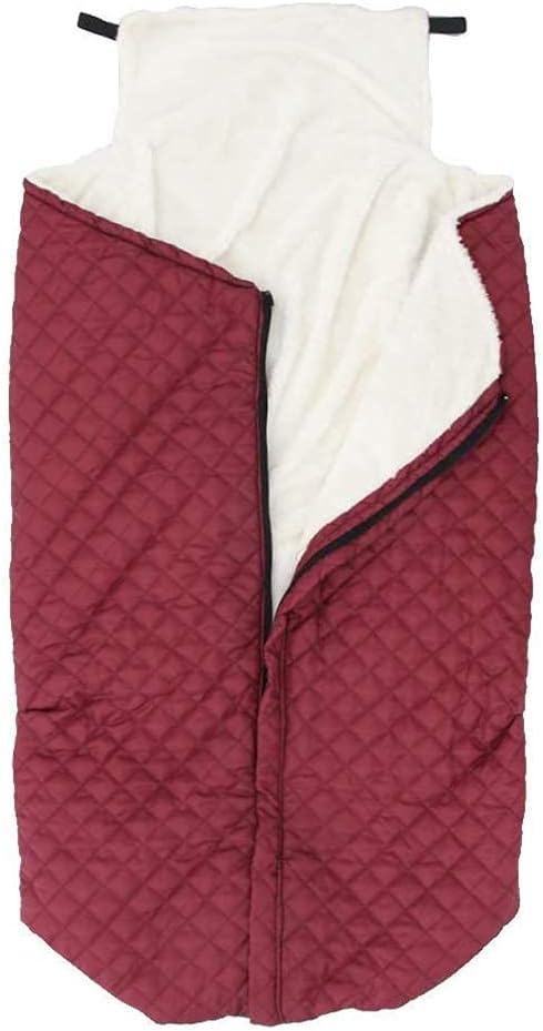 Wheelchair Blanket Wheelchair Windproof Warm Blanket,Lightweight Wheelchair Blanket with Zipper and Villus,Siamese Semi-Wrapped Windproof Set for Elderly and Disabl