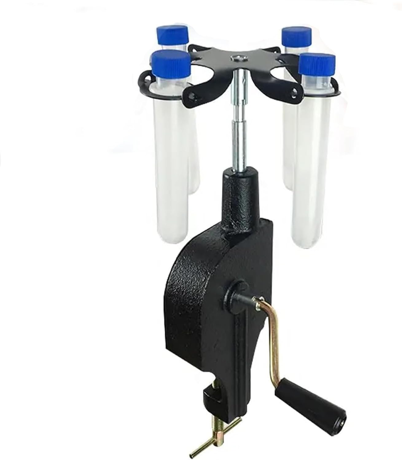 Hand Crank Centrifuge, 1800 RPM Manual Centrifuge Machine, for 15ml*4 Centrifuge Tubes, Can Be Fixed On The Table, for Centrifugal Separation Demonstration Experiments