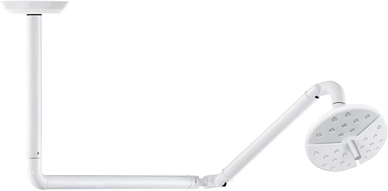 Ceiling Medical Examination Lamp, 50W Examination Lamp, 360° Rotation with Three Petal Lamp Head, Brightness Can Be Adjusted in Three Levels