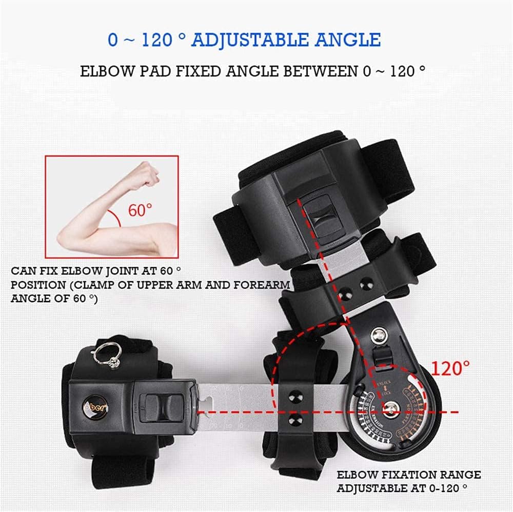 arm Sling Shoulder Sling arm Brace Shoulder immobilizer Elbow ROM Brace with Sling Adjustable Elbow Support Stabilizer Splint for Ligament Strains Post Recovery(Color:Right Hand)