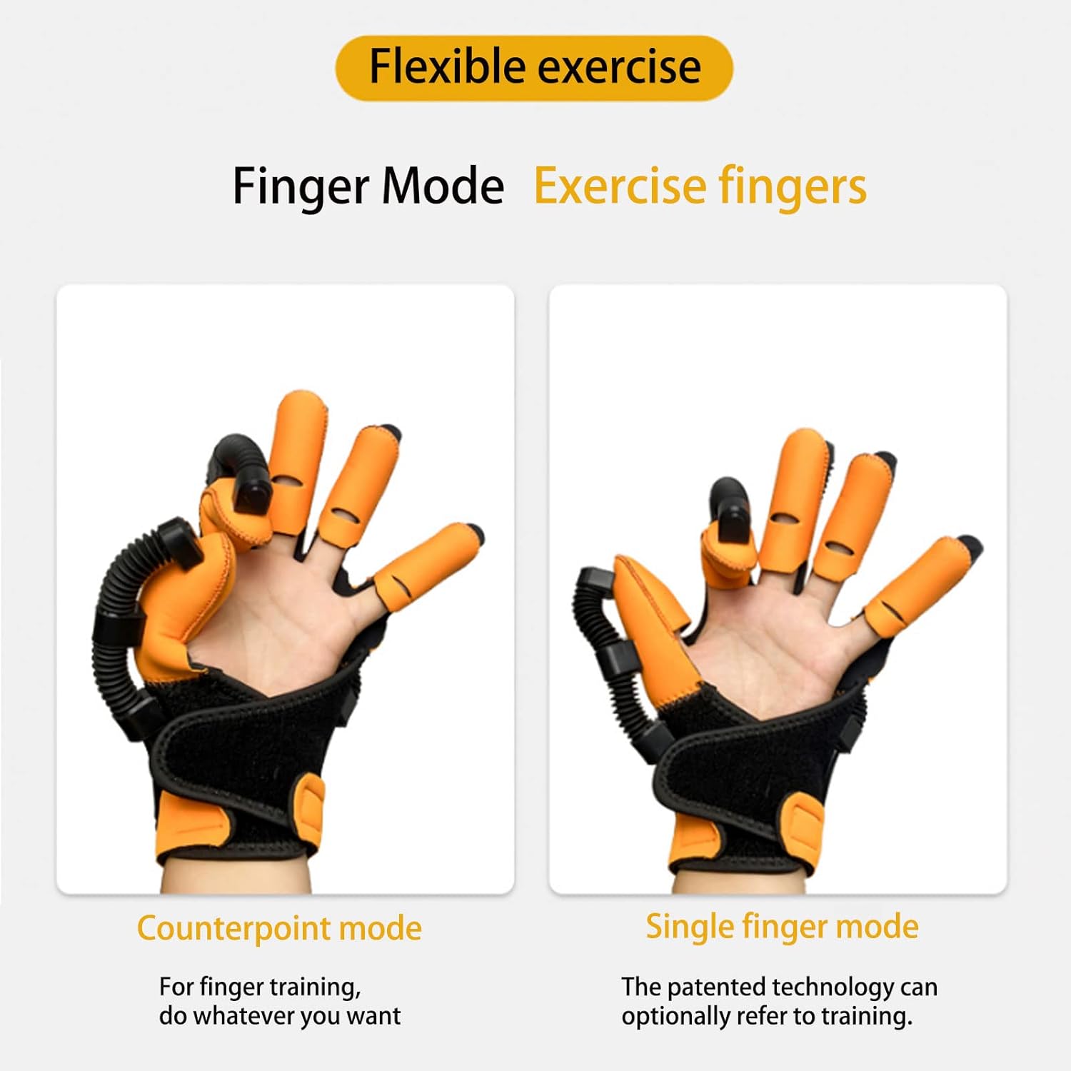 DWLOMHE Rehabilitation Robot Glove Hand Rehabilitation Device Finger Training Device Rehabilitation Robot Gloves for Stroke Hemiplegia Help Patient with